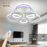 Светильник потолочный Rivoli Paula 6088-106 светодиодный с пультом 90 Вт + 8 Вт 4000К - 6000К LED модерн