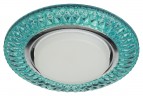 DK LD23 BL2/WH Светильник ЭРА декор cо светодиодной подсветкой Gx53, бирюзовый