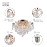Люстра Rivoli Marlies 1029-306 6 x E27 60 Вт хрусталь классика