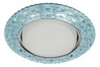 DK LD24 BL/WH Светильник ЭРА декор cо светодиодной подсветкой Gx53, голубой