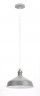 Светильник подвесной (подвес) ЭРА PL2 GR/SN металл, E27, max 60W, высота плафона 200мм, подвеса 780мм,серый/сатин никель