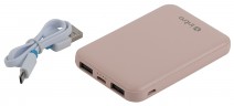 PB600 USB зарядки_25 Intro Power bank 5000 mAh розовые