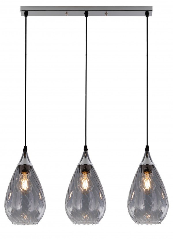 Светильник подвесной (подвес) Rivoli Lily 9122-203 3 х Е27 40 Вт модерн потолочный