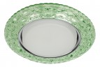 DK LD24 GR/WH Светильник ЭРА декор cо светодиодной подсветкой Gx53, зеленый