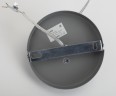 Светильник подвесной (подвес) ЭРА PL3 GR/SN металл, E27, max 60W, высота плафона 110мм, подвеса 800мм,серый/сатин никель