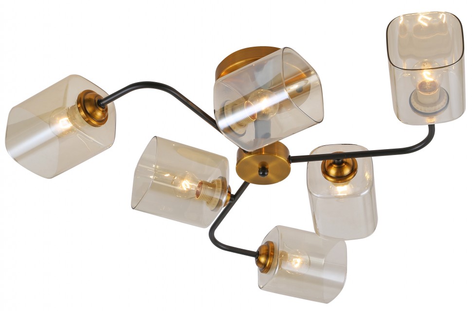 Люстра Rivoli Merula 9142-306 6 х Е27 40 Вт модерн