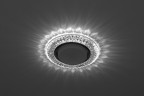 DK LD23 SL/WH Светильник ЭРА декор cо светодиодной подсветкой Gx53, прозрачный