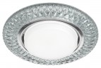 DK LD23 SL/WH Светильник ЭРА декор cо светодиодной подсветкой Gx53, прозрачный
