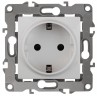 12-2102-01 ЭРА Розетка 2P+E Schuko со шторками, 16A-250В, IP20, Эра12, белый