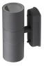 WL28 GY Подсветка ЭРА Декоративная подсветка 2*GU10 MAX35W IP54 серый