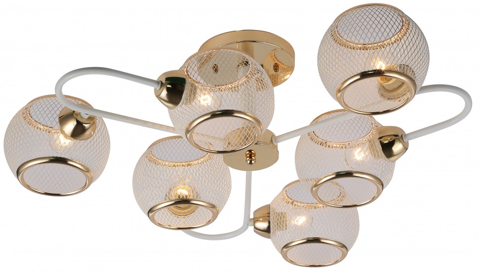 Люстра Rivoli Mortifera 3130-306 6 х Е27 40 Вт модерн