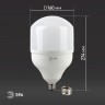 Лампа светодиодная ЭРА STD LED POWER T160-65W-6500-E27/E40 Е27 / Е40 65 Вт колокол холодный дневнoй свет