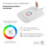 Настольный светильник ЭРА NLED-460-14W-W-G светодиодный с ночником на основании белый с золотом