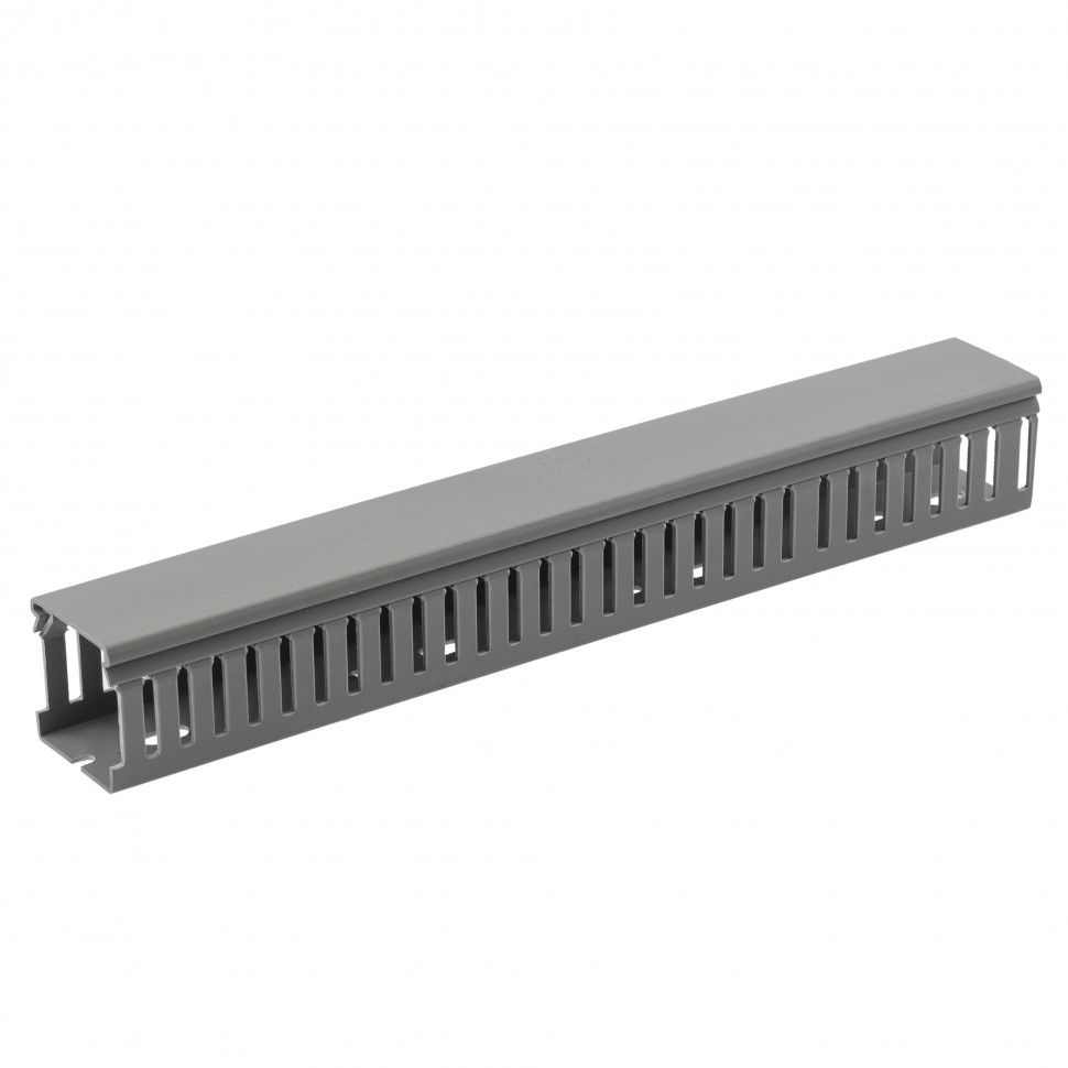 Кабель канал ЭРА KK-40-40-PERF перфорированный 40х40 серый 36м