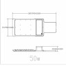 Уличный светильник ЭРА SPP-503-0-30K-050 50Вт 3000K 5000Лм IP65 КСС Ш-с DOB-SMD 48мм