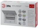 Корпус пластиковый ультратонкий ЩРВ-П-16 с белой крышкой ЭРА UNIQUE White_UBOX16 IP41