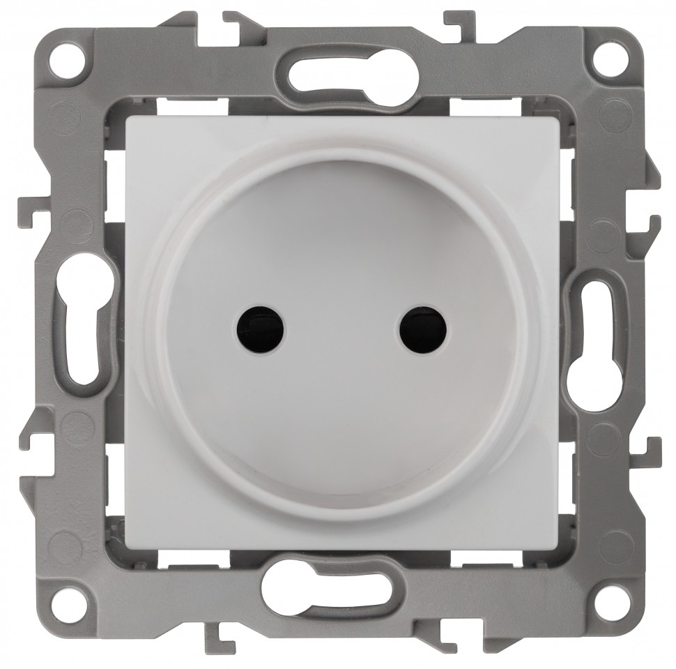 12-2105-01 ЭРА Розетка 2P, 16A-250В, IP20, Эра12, белый