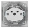 1-201-01 Intro Розетка 2P, 16А-250В, IP20, СУ, Plano, белый