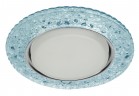 DK LD25 BL/WH Светильник ЭРА декор cо светодиодной подсветкой Gx53, голубой