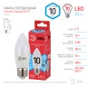 Лампочка светодиодная ЭРА RED LINE LED B35-10W-840-E27 R Е27 / E27 10 Вт свеча нейтральный белый свет