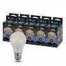 Лампочка светодиодная ЭРА F-LED A60-9W-840-E27 frost Е27 / Е27 9Вт филамент груша матовая нейтральный белый свет