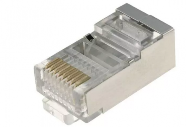 Джек ЭРА RJ-45 8P8C CAT 5e экранированный упаковка 100 шт.