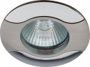 KL18 SN/CH Светильник ЭРА литой волна MR16,12V/220V, 50W сатин никель/хром