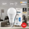 Лампочка светодиодная ЭРА STD LED A65-21W-840-E27 E27 / Е27 21Вт груша нейтральный белый свет
