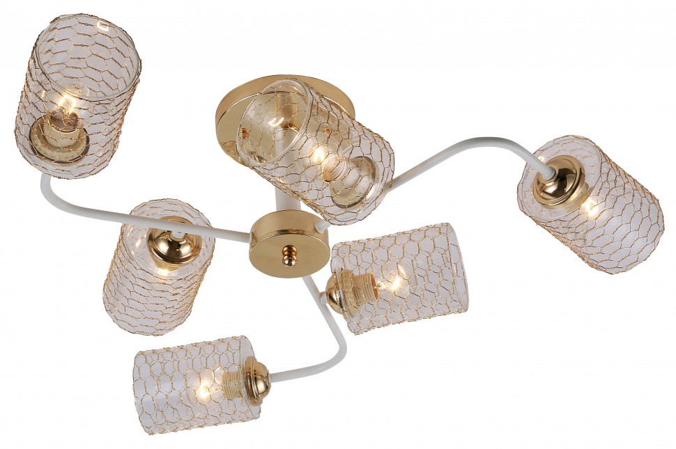 Люстра Rivoli Tristessa 3132-306 6 х Е27 40 Вт модерн