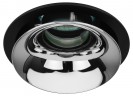 Встраиваемый светильник декоративный ЭРА KL103 BK/CH MR16 GU5.3 черный хром