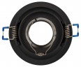 Встраиваемый светильник декоративный ЭРА KL103 BK/CH MR16 GU5.3 черный хром