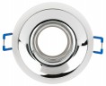 Встраиваемый светильник декоративный ЭРА KL103 WH/CH MR16 GU5.3 белый хром
