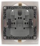 12-2104-01 ЭРА Розетка 2X2P+E Schuko со шторками, 16A-250В, IP20, Эра12, белый