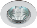 KL1 WH /1 Светильник ЭРА литой простой MR16,12V, 50W белый