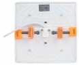 Светильник светодиодный встраиваемый ЭРА LED 12-18-6K квадратный регулируемый 18Вт 6500K