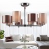 Люстра Rivoli Ebony 2081-308 8 х Е14 40 Вт классика