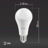 Лампочка светодиодная ЭРА STD LED A65-25W-860-E27 E27 / Е27 25Вт груша холодный дневной свет