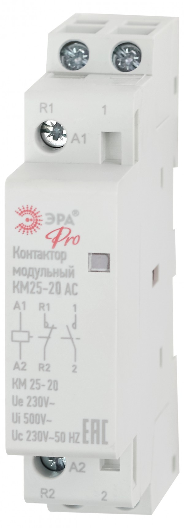 Контактор модульный ЭРА PRO NO-902-292 КМ25-20 AC