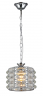 Светильник подвесной (подвес) Rivoli Liane 2041-201 потолочный 1 х Е27 40 Вт хром хрусталь классика