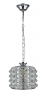 Светильник подвесной (подвес) Rivoli Liane 2041-201 потолочный 1 х Е27 40 Вт хром хрусталь классика