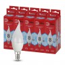 Лампочка светодиодная ЭРА RED LINE LED BXS-8W-840-E14 R E14 / E14 8 Вт свеча на ветру нейтральный белый свет