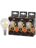 Лампочка светодиодная ЭРА F-LED P45-7W-827-E14 E14 / Е14 7Вт филамент шар теплый белый свет