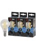 Лампочка светодиодная ЭРА F-LED P45-7W-840-E14 E14 / Е14 7Вт филамент шар нейтральный белый свет