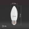 Лампочка светодиодная ЭРА STD LED B35-11W-840-E27 E27 / Е27 11Вт свеча нейтральный белый свeт