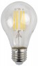 Лампочка светодиодная ЭРА F-LED A60-9W-827-E27 Е27 / Е27 9 Вт филамент груша теплый белый свет
