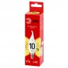 Лампочка светодиодная ЭРА RED LINE LED BXS-10W-827-E14 R E14 / Е14 10Вт свеча на ветру теплый белый свет