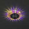 DK LD4 TEA/WH+PU Светильник ЭРА декор cо светодиодной подсветкой( белый+фиолетовый), чай