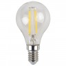 Лампочка светодиодная ЭРА F-LED P45-5W-827-E14 Е14 / Е14 5Вт филамент шар теплый белый свет
