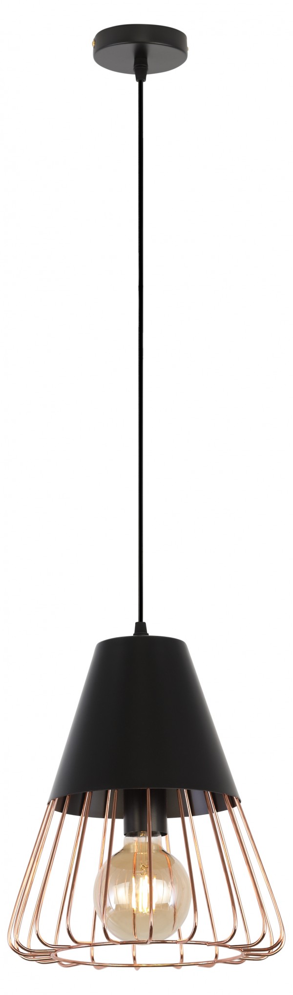 Светильник подвесной (подвес) Rivoli Kasimira 5050-201 1 х E27 60 Вт лофт - кантри