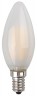 Лампочка светодиодная ЭРА F-LED B35-7W-827-E14 frost Е14 / E14 7Вт филамент свеча матовая теплый белый свет